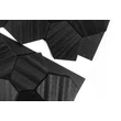 3D szauna burkolat - ROYAL BLACK