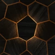 3D szauna burkolat - ROYAL BLACK